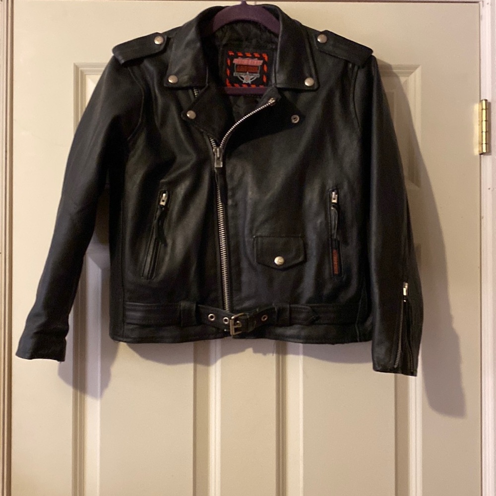 Interstate Leather Motorcycle Jacket - image 1